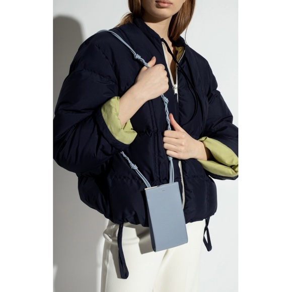 JIL SANDER Pale Blue Phone Holder - Picture 5 of 15